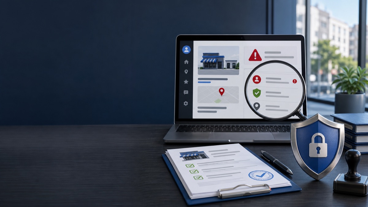 Security review of a Google Business Profile after a suspicious activity suspension